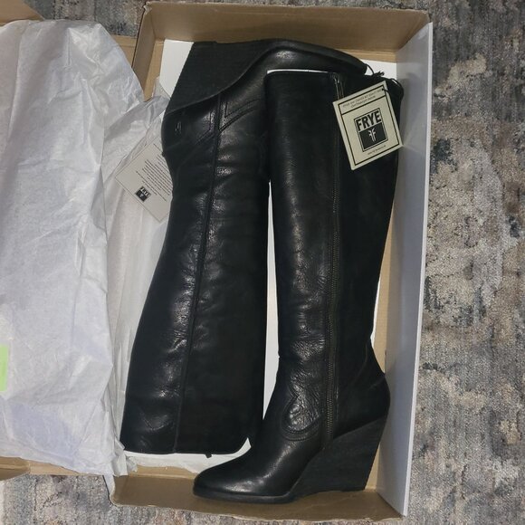 Frye Cece Seam Tall Slouch Boot - Picture 7 of 10